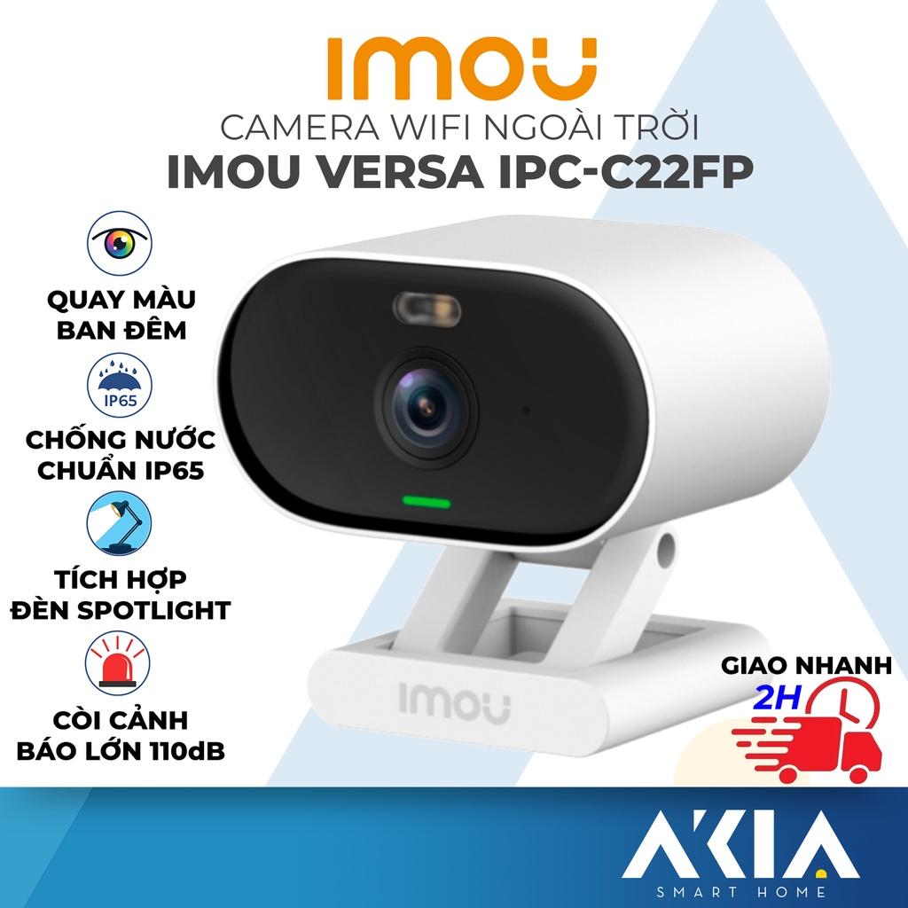 Camera ngoài trời IMOU IPC-C22FP VERSA - Chống nước IP65, Quay màu ban đêm, Có đèn SpotLight, Còi báo động 110dB - Hàng chính hãng