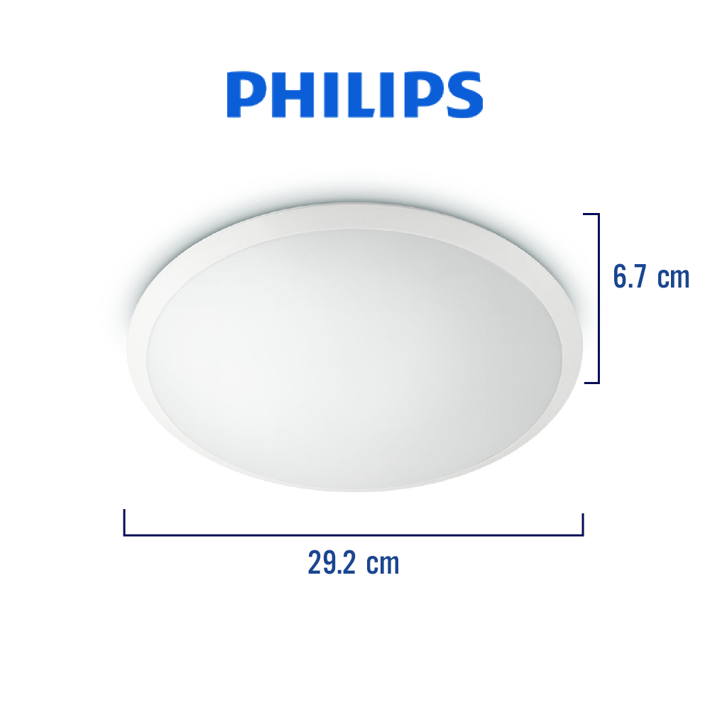 Bộ Đèn Philips LED ốp trần tròn 31808 CAVANAL LED 4000K 13.5W