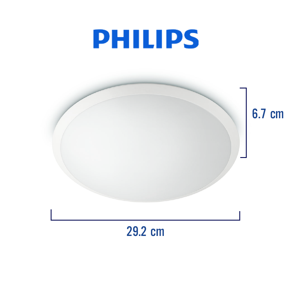 Bộ Đèn Philips LED ốp trần tròn 31808 CAVANAL LED 4000K 13.5W