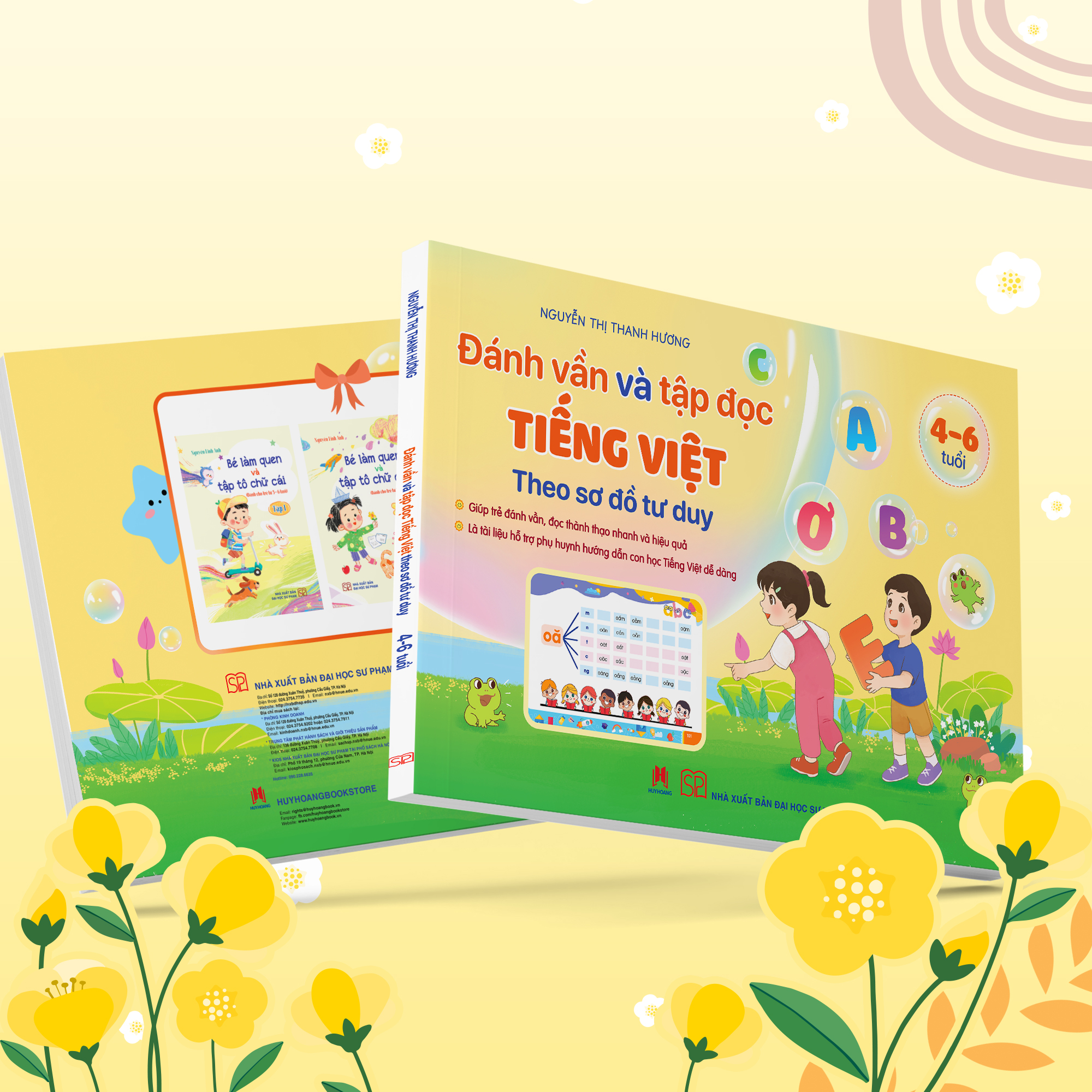 Sách Đánh Vần Và Tập Đọc Tiếng Việt Theo Sơ Đồ Tư Duy - Dạy Bé Tập Đánh Vần, Tập Đọc Nhàn Tênh, Con Hiểu Nhanh, Nhớ Lâu