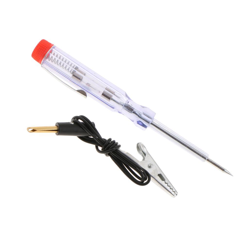 2X Car Voltage Circuit Tester Pen 6V 12V 24V Probe Test Auto Repair Tools