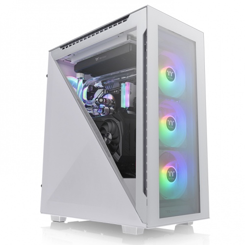 Vỏ Case Thermaltake Divider 500 TG ARGB Snow- Hàng Chính Hãng