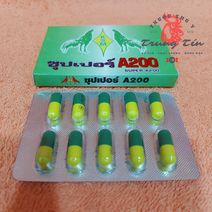 1 HỘP/ 10 VIÊN - Super A200 - SIÊU HIỆU QUẢ