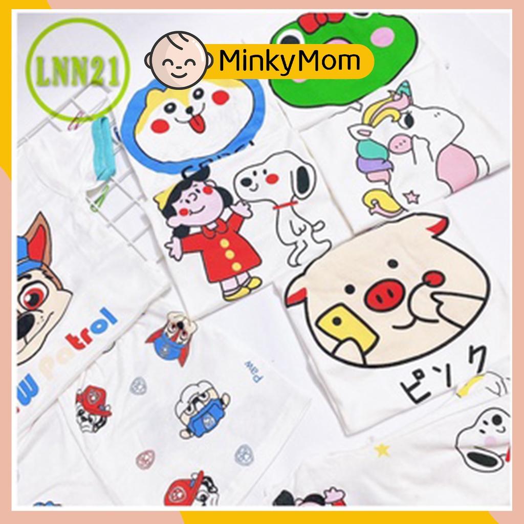 Bộ Cộc Tay Lửng LNN21 Đồ Bộ Thun Lạnh Cao Cấp Mềm Mịn Thoáng Mát Hàng Chuẩn Loại 1 MINKY MOM Dễ Chịu, Thoải Mái Cho Bé