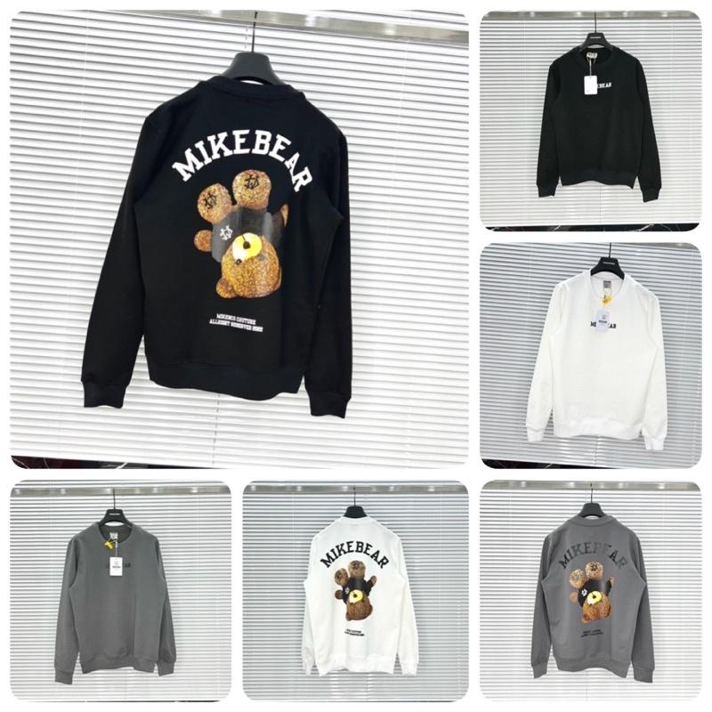Áo thun nỉ unisex cổ tròn nam nữ in gấu nhiều mẫu mới, áo sweater nỉ giá rẻ phù hợp nam nữ chất cotton