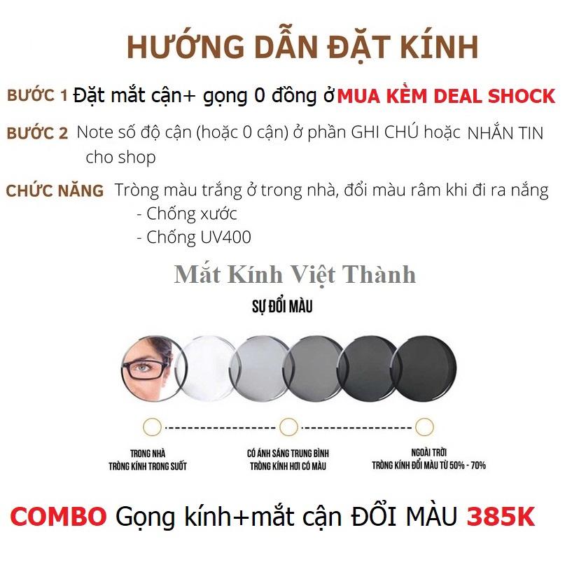 Tròng kính cận viễn loạn - cắt mắt kính cận theo yêu cầu chống trầy , chống uv, chống ánh sáng xanh , cận đổi màu