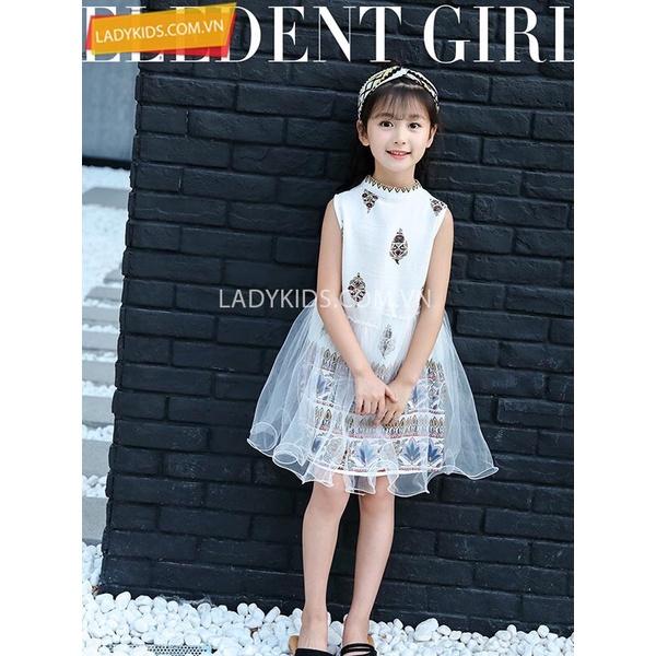 Set bộ hè bé gái, bộ quần áo bé gái đại, bộ hè cotton be gái, set trang phục sành điệu bé gái