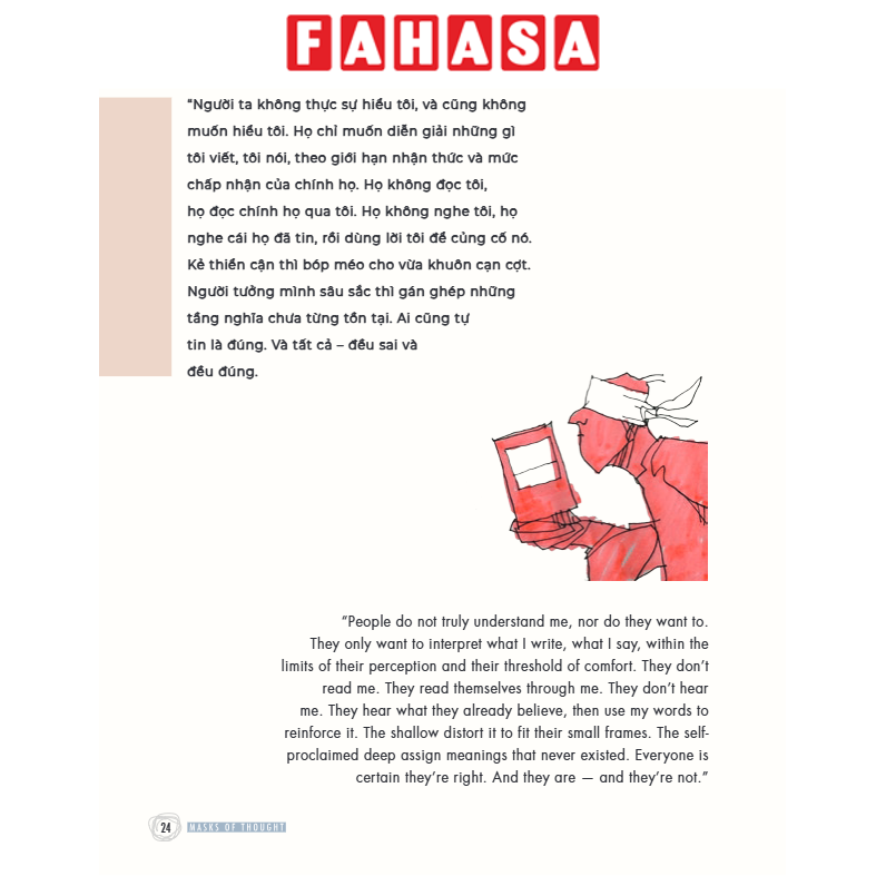 Sách - Ngụy Trang Của Suy Tưởng - Masks Of Thought - Bìa Cứng