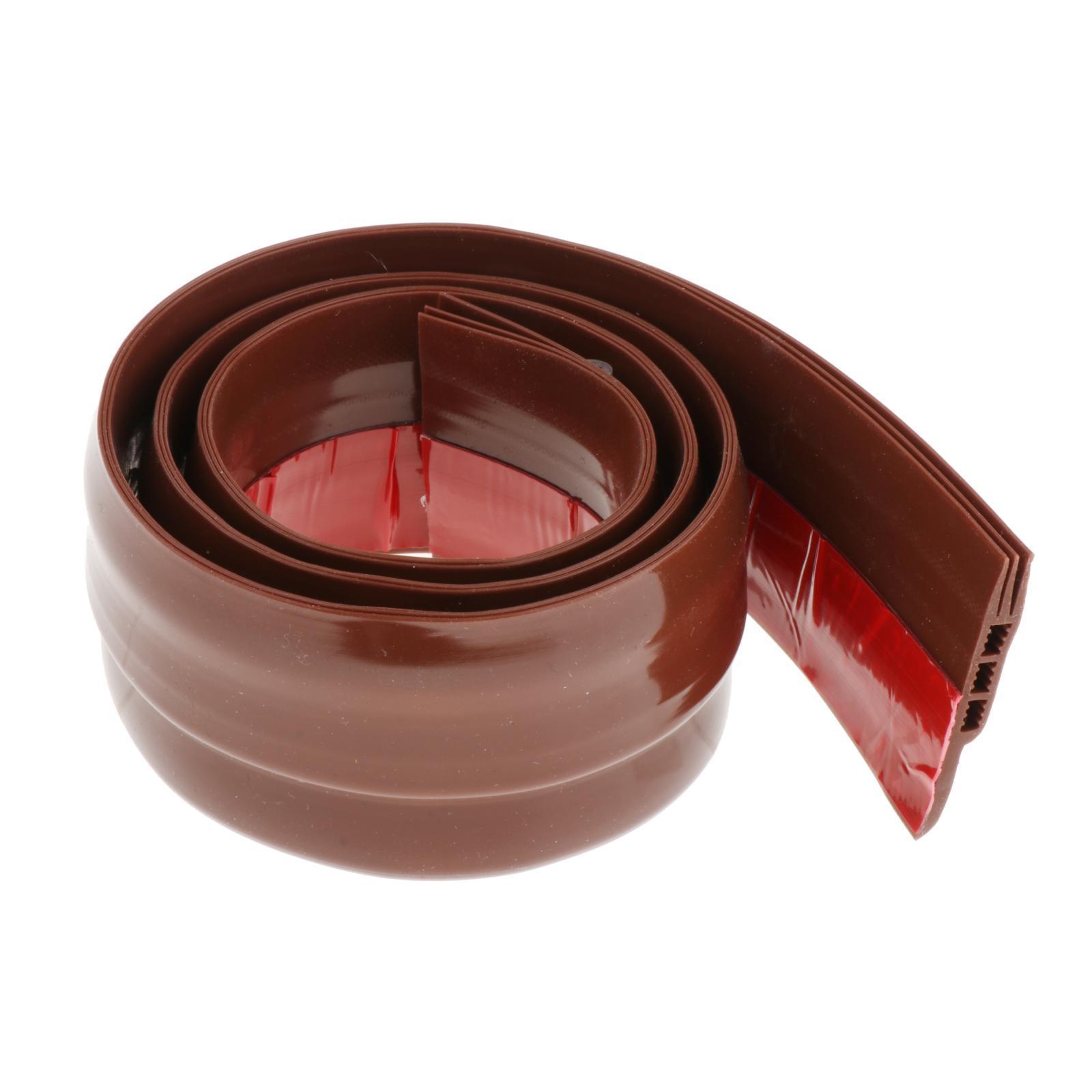 Adhesive Weather  Under Door Draft Stopper Brown 50mm