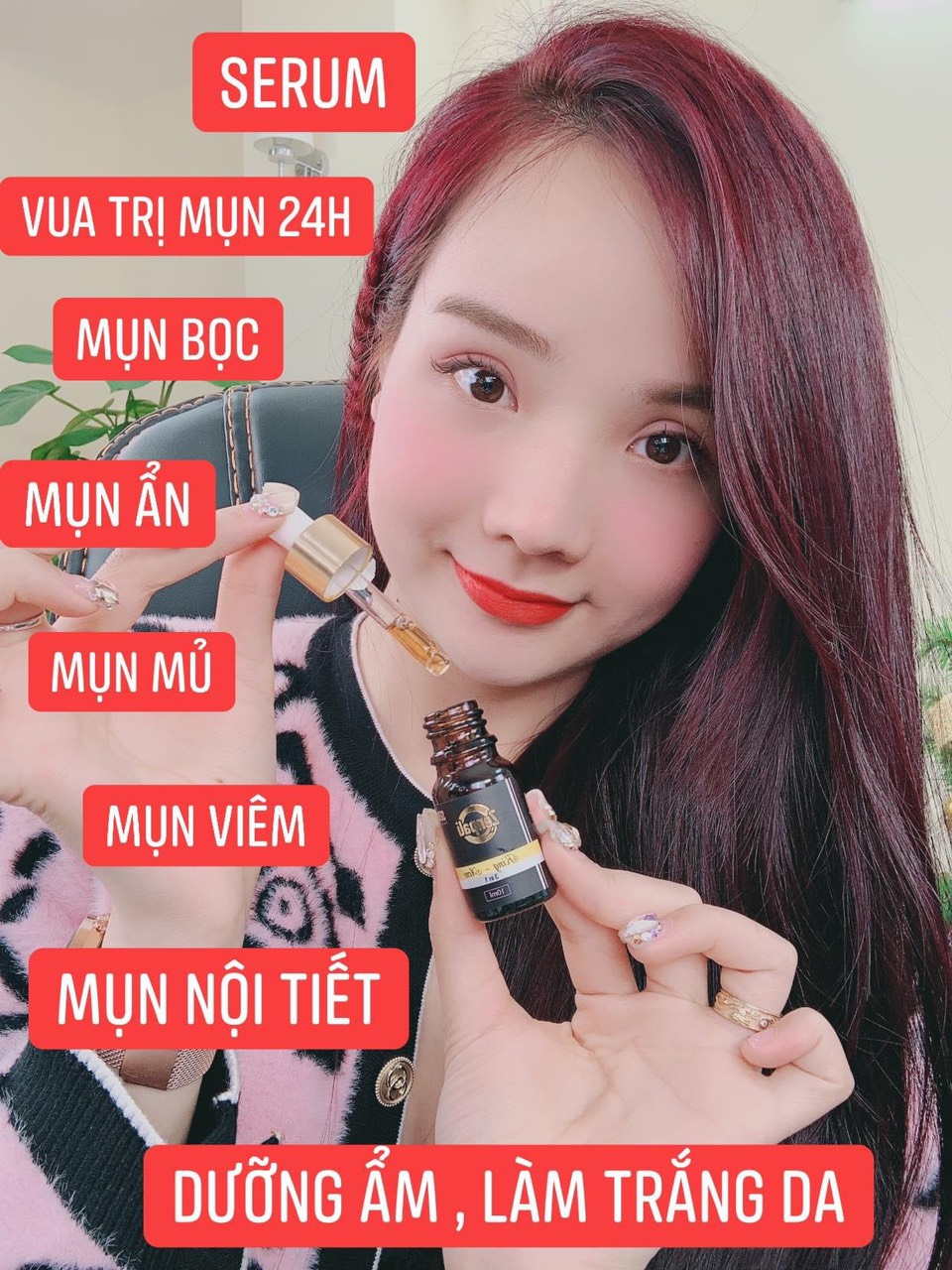 Combo Serum Làm Giảm Và Ngăn Ngừa mụn, thâm Zenpali 10ml giúp ngừa mụn thâm dưỡng ẩm trắng da