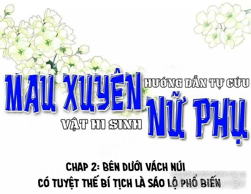 mau xuyên hướng dẫn tự cứu vật hi sinh nữ phụ chapter 2 1