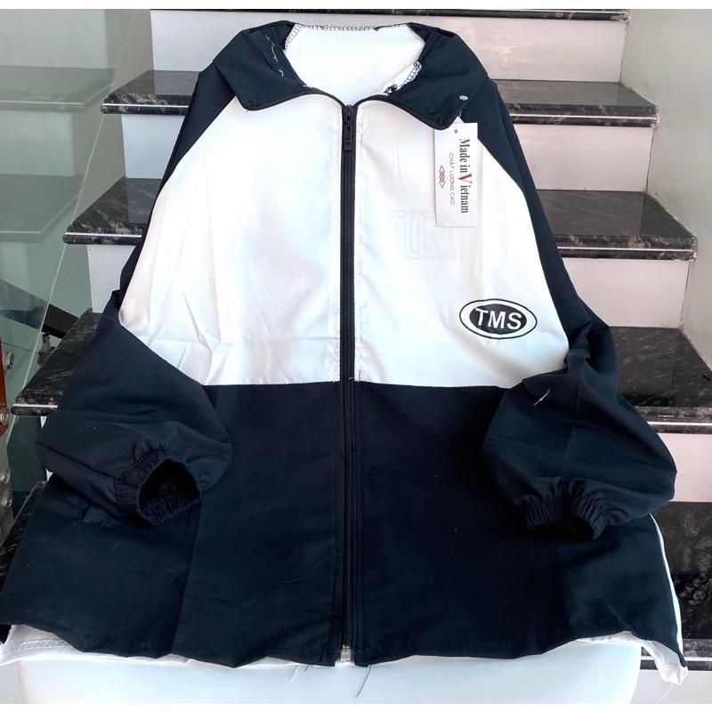 Áo Khoác Dù TMS LOGO MIDSIDE Nam Nữ Ulzzang Unisex Form Rộng Bomber 7zia Jacket