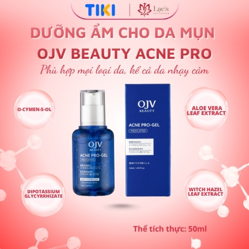 Dưỡng ẩm dành cho da mụn OJV BEAUTY ACNE PRO-GEL 50ml