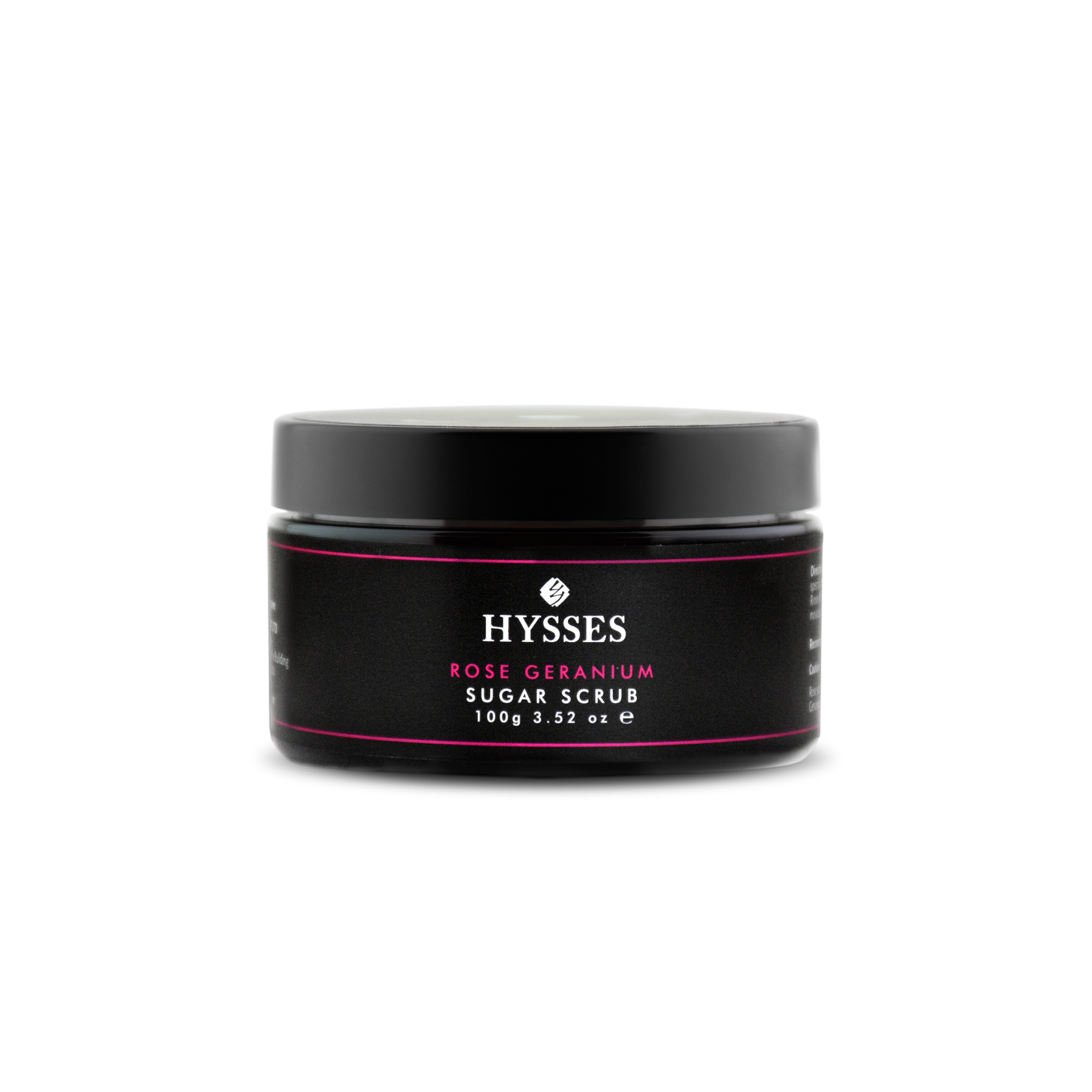 Đường Tẩy Tế Bào Chết Cao Cấp Hysses Sugar Scrub Giảm Tình Trạng Viêm & Mẩn Đỏ, Giúp Phục Hồi, Cấp Ẩm & Làm Đều Màu Da Với Tinh Dầu Hoa Hồng - Phong Lữ Hữu Cơ Tự Nhiên