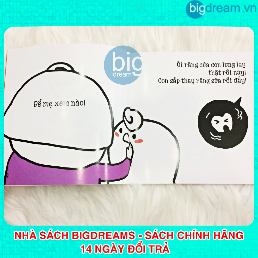 Miu Miu Tự Lập - Thay Răng Sữa Ehon Kĩ Năng Sống Cho Bé 1-6 Tuổi - Miu Bé Nhỏ Hiểu Chuyện