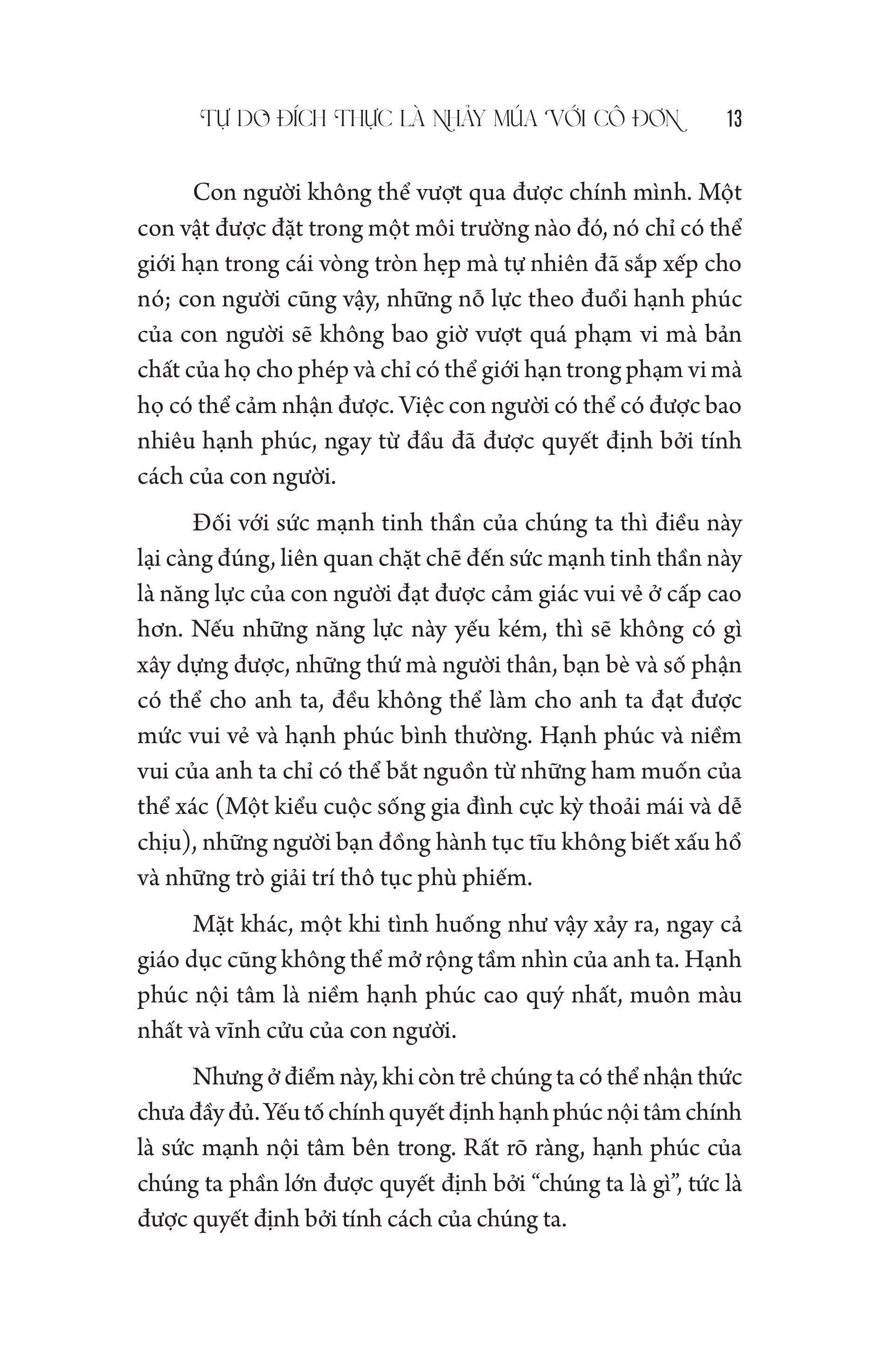 Sách - Tự Do Đích Thực - Là Nhảy Múa Với Cô Đơn - ảnh 12