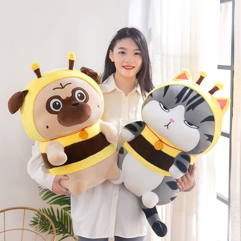 Gấu bông mèo hoàng thượng cosplay ong