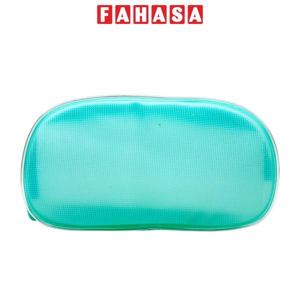 Bóp Viết Nhựa Khóa To - AGLQ230004 - Màu Xanh Ngọc