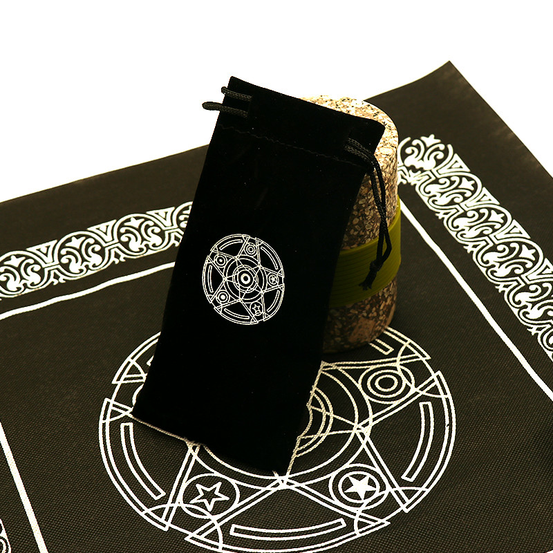 Combo Bộ Bài Bói Mystical Shaman Oracle Cards Tarot Cao Cấp Bản Đẹp và Túi Nhung Đựng Tarot và Khăn Trải Bàn Tarot