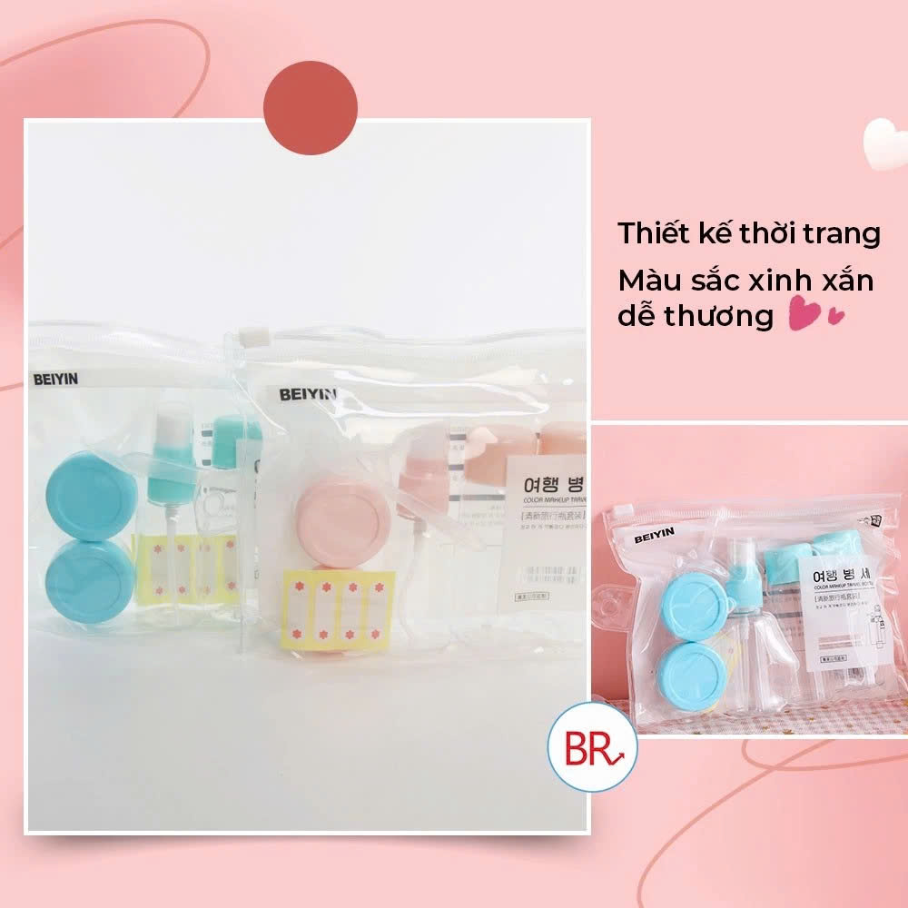 Bộ Chiết Mỹ Phẩm Du Lịch 5 Món ( Loại Xịn ) - Hàng Chính Hãng - Giao Màu Ngẫu Nhiên