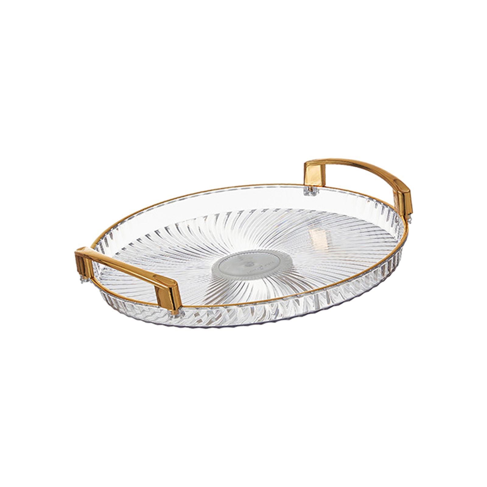 Serving Trays Clear Serving Platters Organization Elegant Snacks Trays Dessert Plates for Cupcake Display Birthday Party