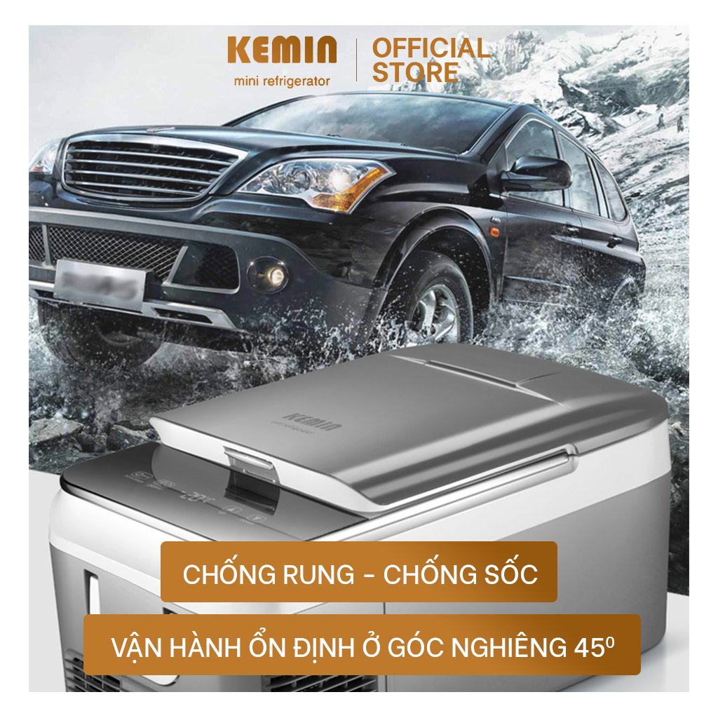 Tủ lạnh ô tô Kemin KM-18L Chính hãng - Làm đá siêu tốc