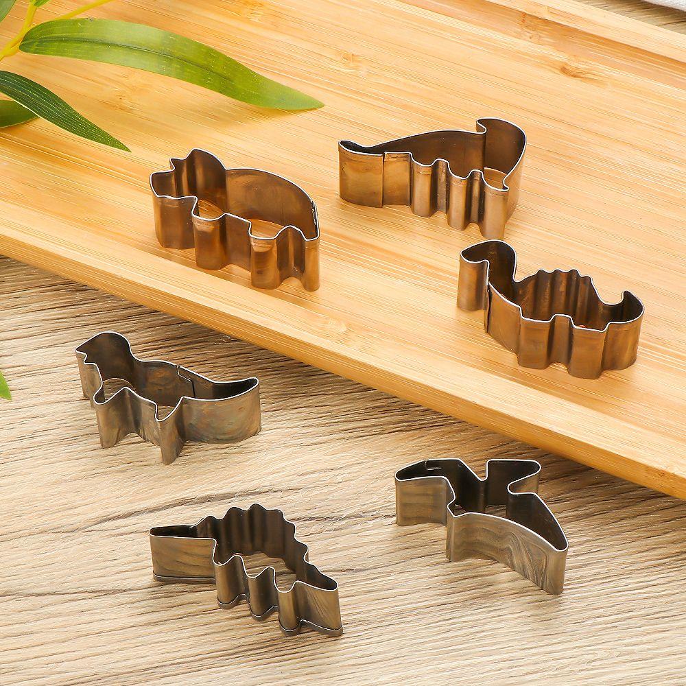 ☆YOLA☆ Cake Decor Tool Dinosaur Mold Dessert Cartoon Cookie Biscuit Embossing Mould Sugarcraft Soap Baking Fondant Mould