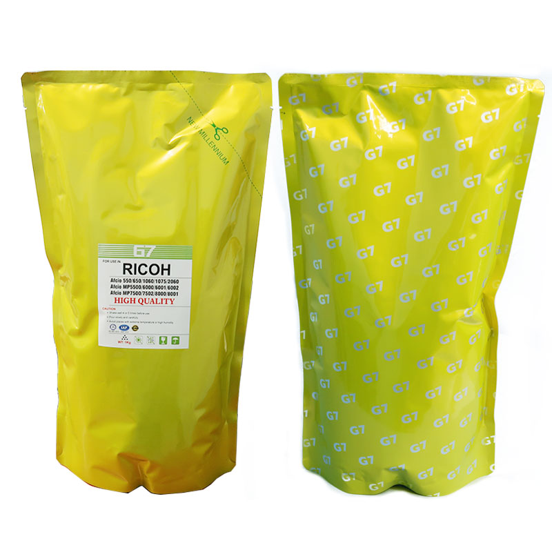 Mực nạp Ricoh G7 Vàng - Dùng cho máy photocopy Ricoh AF550/551/ AF700/ AF1060/ AF1075/ AF2060/ AF2075/ MP7000/ MP8000/ MP8001