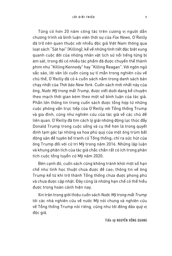 Sách Nước Mỹ Trong Mắt Trump