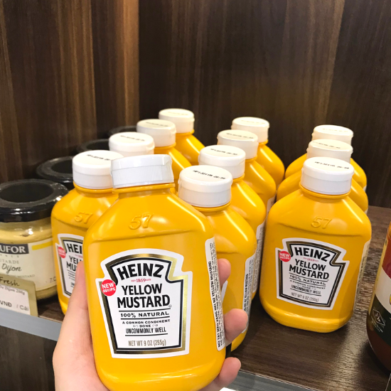 Mù tạt vàng Heinz- Yellow Mustard 255g