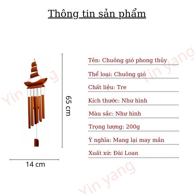 Chuông Gió Tre Thuận Buồm Xuôi Gió