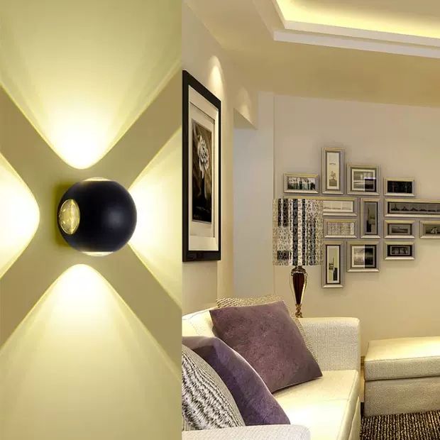 Đèn tường LED LOGIT nhỏ gọn, tiện dụng trang trí nội thất.