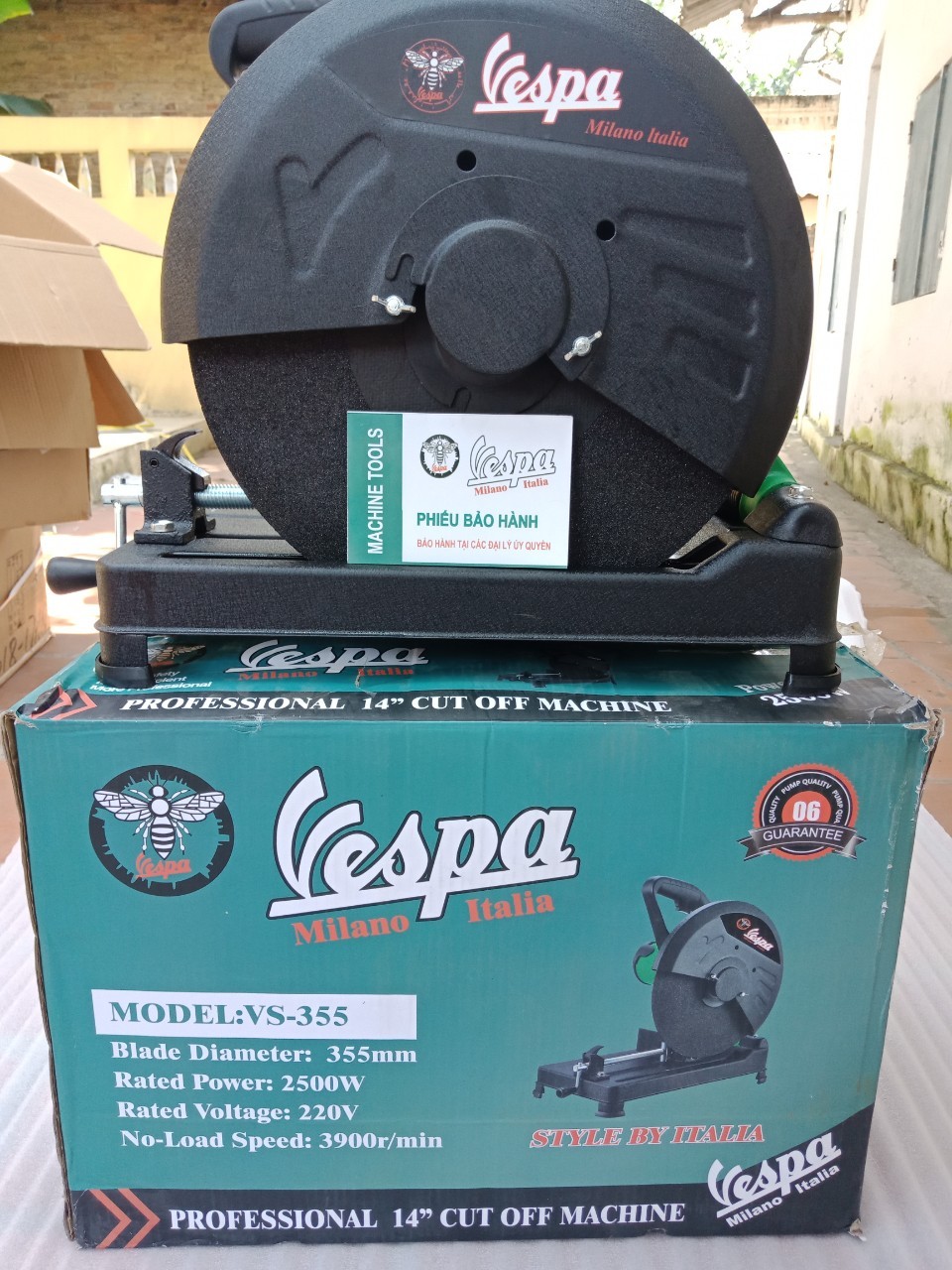 Máy cắt sắt bàn VESPA -Hàng cao cấp nội địa-Công suất 2500W-Bảo hành 6 tháng