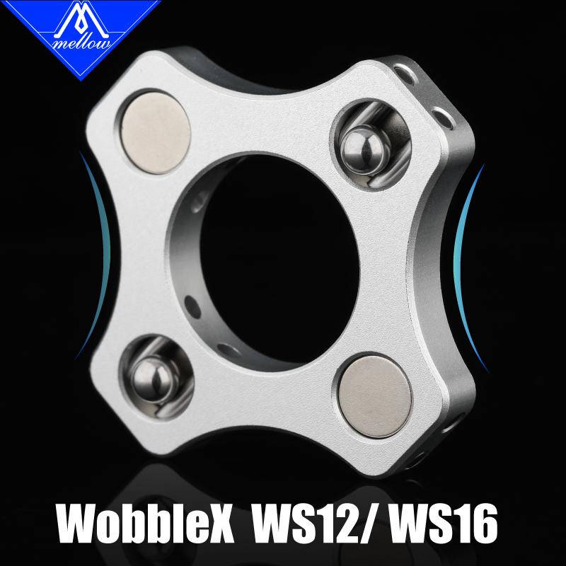 Êm Dịu 1 Cái Tùy Chỉnh NF WobbleX WS8 / WS12 / WS16 Khớp Nối Cho HevorT 3D Máy In Trục Z T8 / SFU1204 / SFU1604 Bóng Vít Nóng Giường