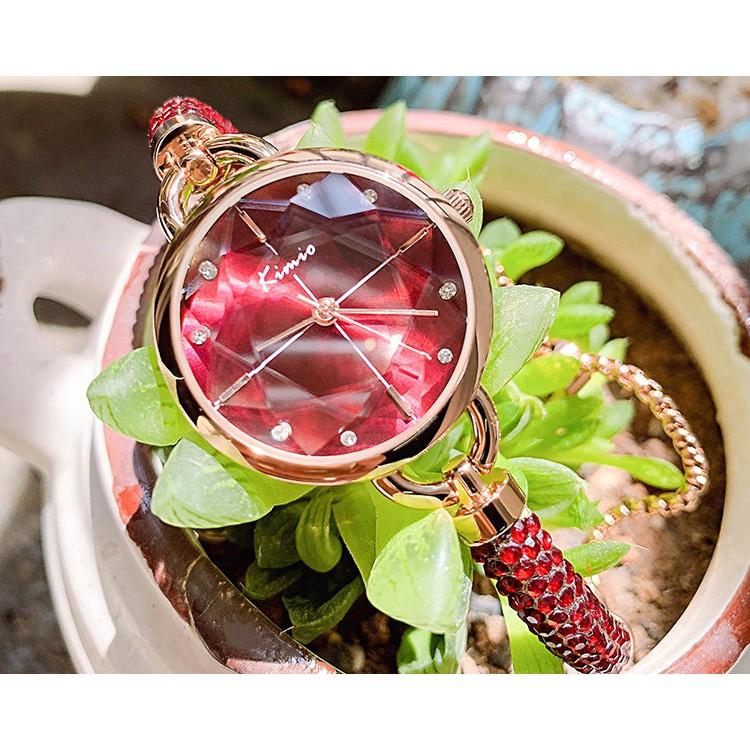 Đồng hồ nữ Kimio 6328 dây đính đá siêu xịn