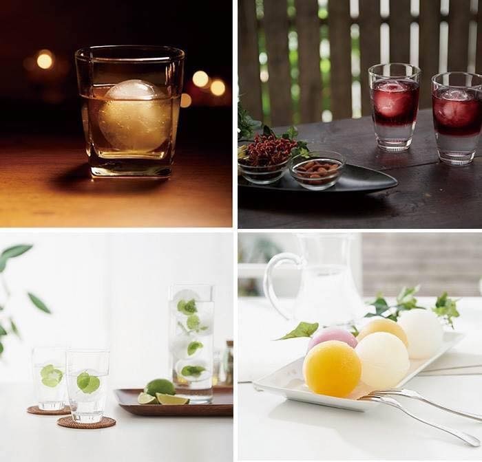 Combo 04 Khay nhựa làm đá đa dụng Kokubo - Nội địa Nhật Bản