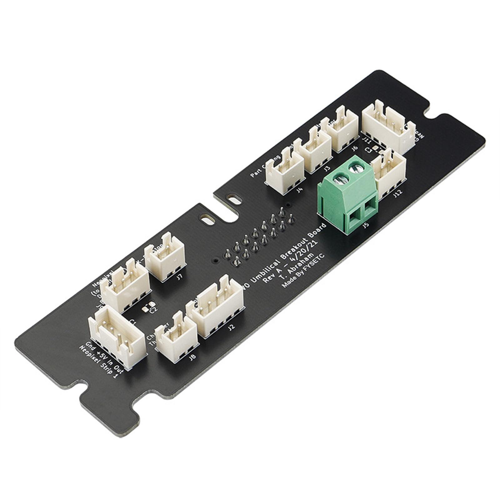 V0.1 Umbilical PCB Set 14 Pin Extruder Adapter Board Complete Tool Head Frame Board Easy Maintenance
