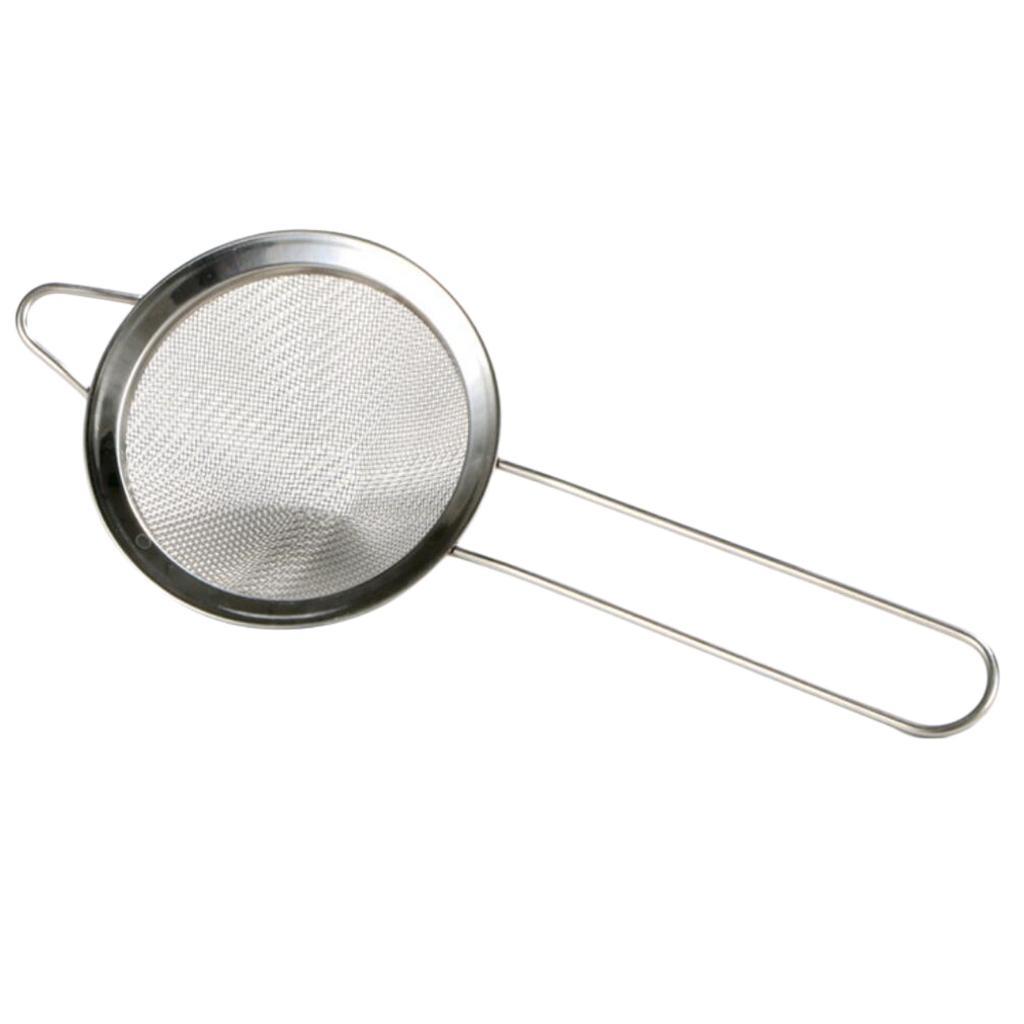 Stainless Steel Wine Hawthorne Julep Strainer Cone Fine Mesh Strainer Set