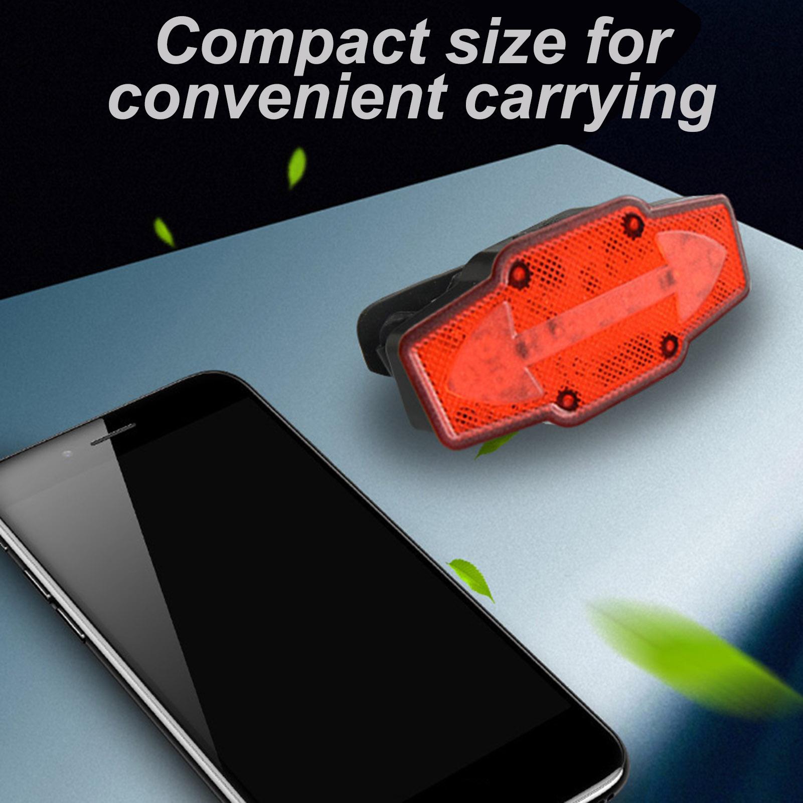 Đèn hậu siêu sáng gắn xe đạp có thể sạc lại cổng USB di động cảnh báo an toàn