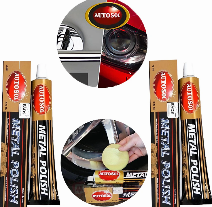 Kem đánh bóng kim loại Metal Polish đa năng tẩy bóng inox, đồng, nhôm..50ml - Hàng chính hãng