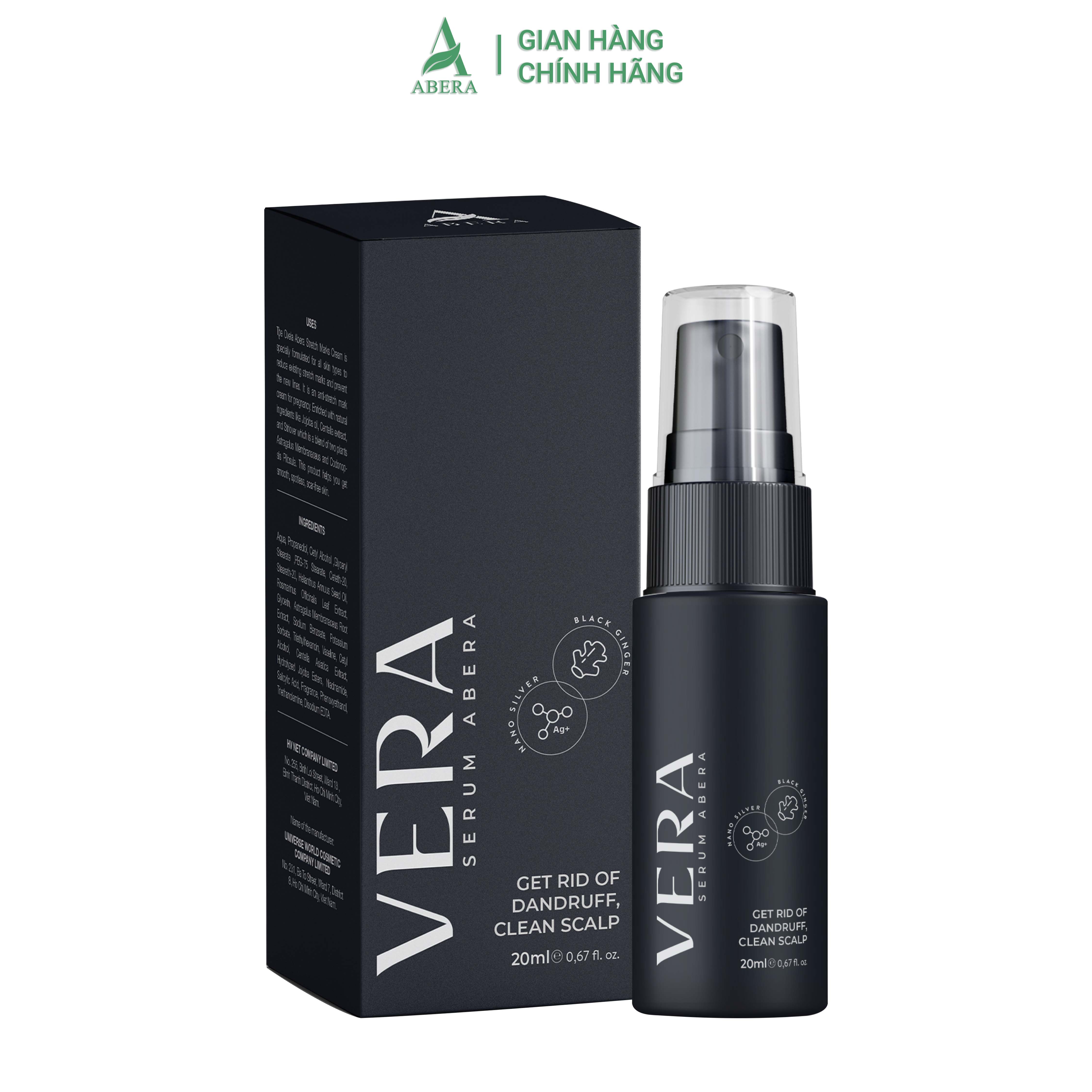 Serum Vera Abera xử lý nhanh tình trạng gàu, ngứa, nấm da đầu 20ml