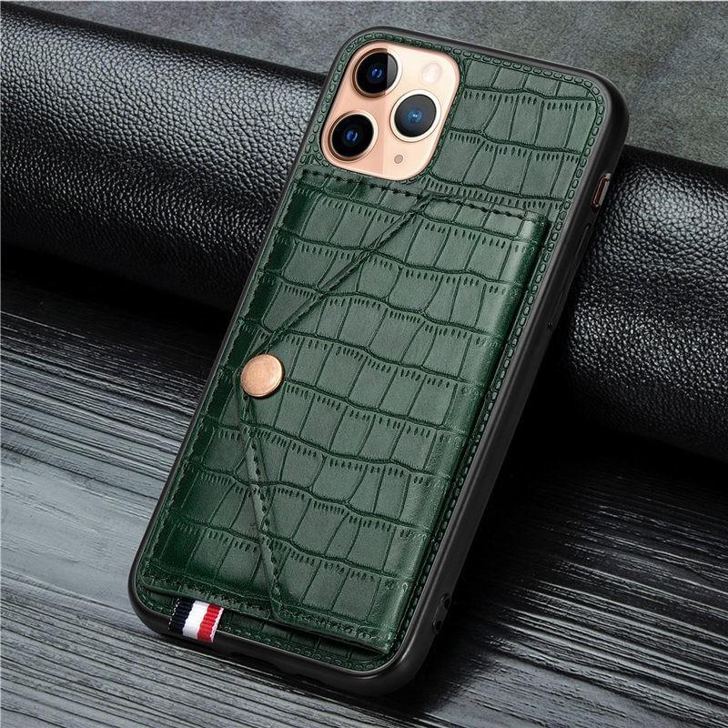 Bao Da Nắp Gập Có Ngăn Đựng Thẻ Cho Iphone Xs Max X Xr 8 7 6 6s Plus Se 2020