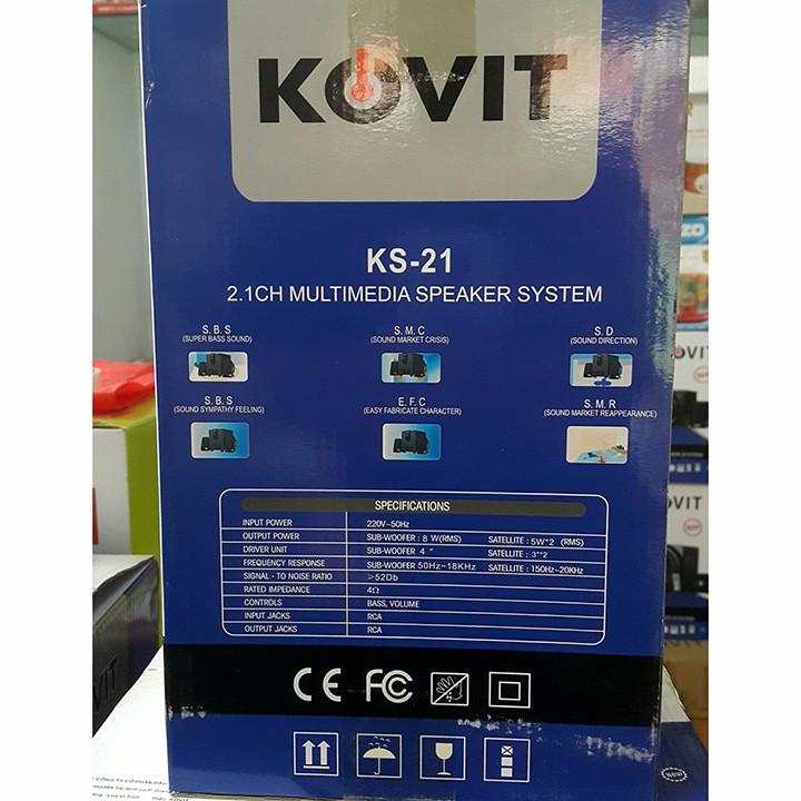 Loa vi tính có Bluetooth Kovit KS 21- hàng chính hãng