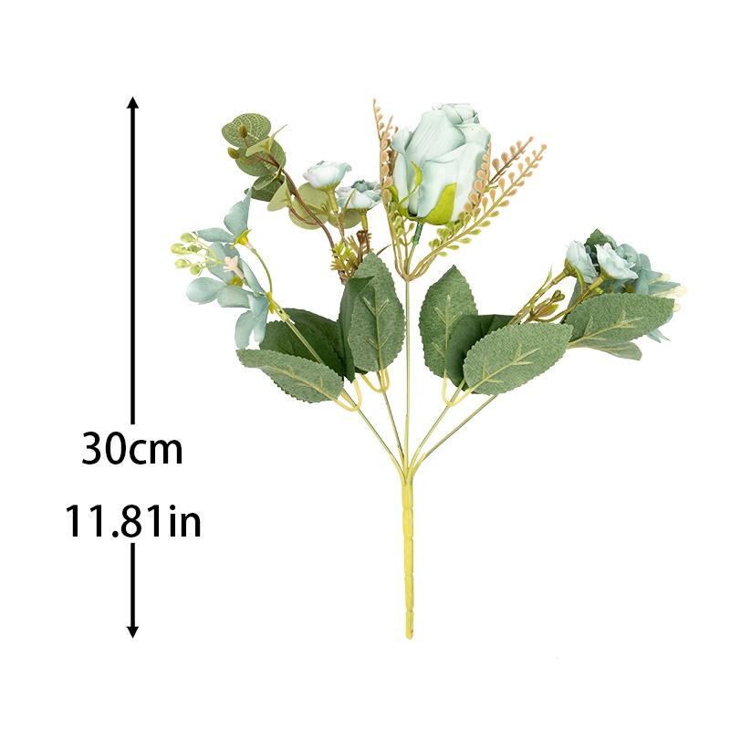 Bó Hoa Hồng Nhân Tạo Plus Cầm Tay Trang Trí Nhà Cửa/Văn Phòng