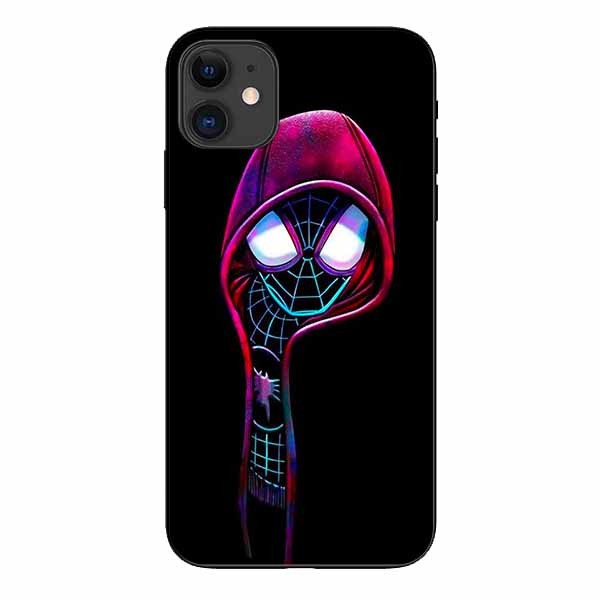 Ốp lưng in cho Iphone 11 Nhện Đen