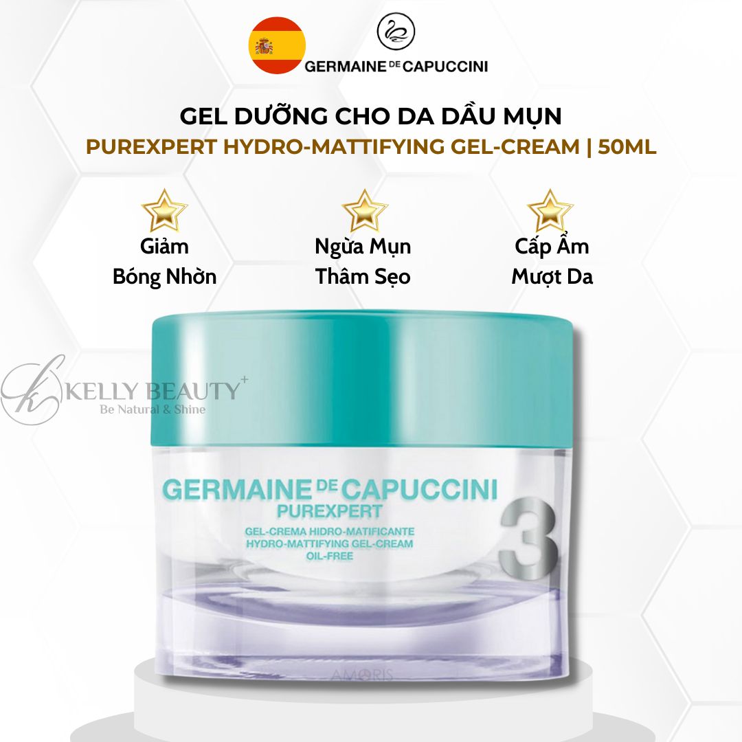 Kem Dưỡng Cho Da Dầu Mụn Germaine PUREXPERT Hydro-Mattifying Gel-Cream | Kelly Beauty