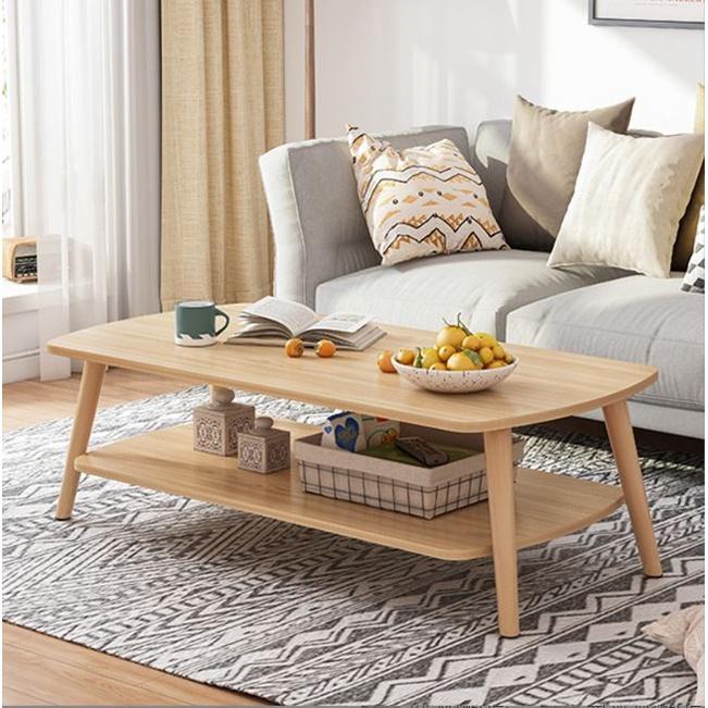 Bàn sofa, bàn trà 2 tầng phong cách Bắc Âu hiện đại
