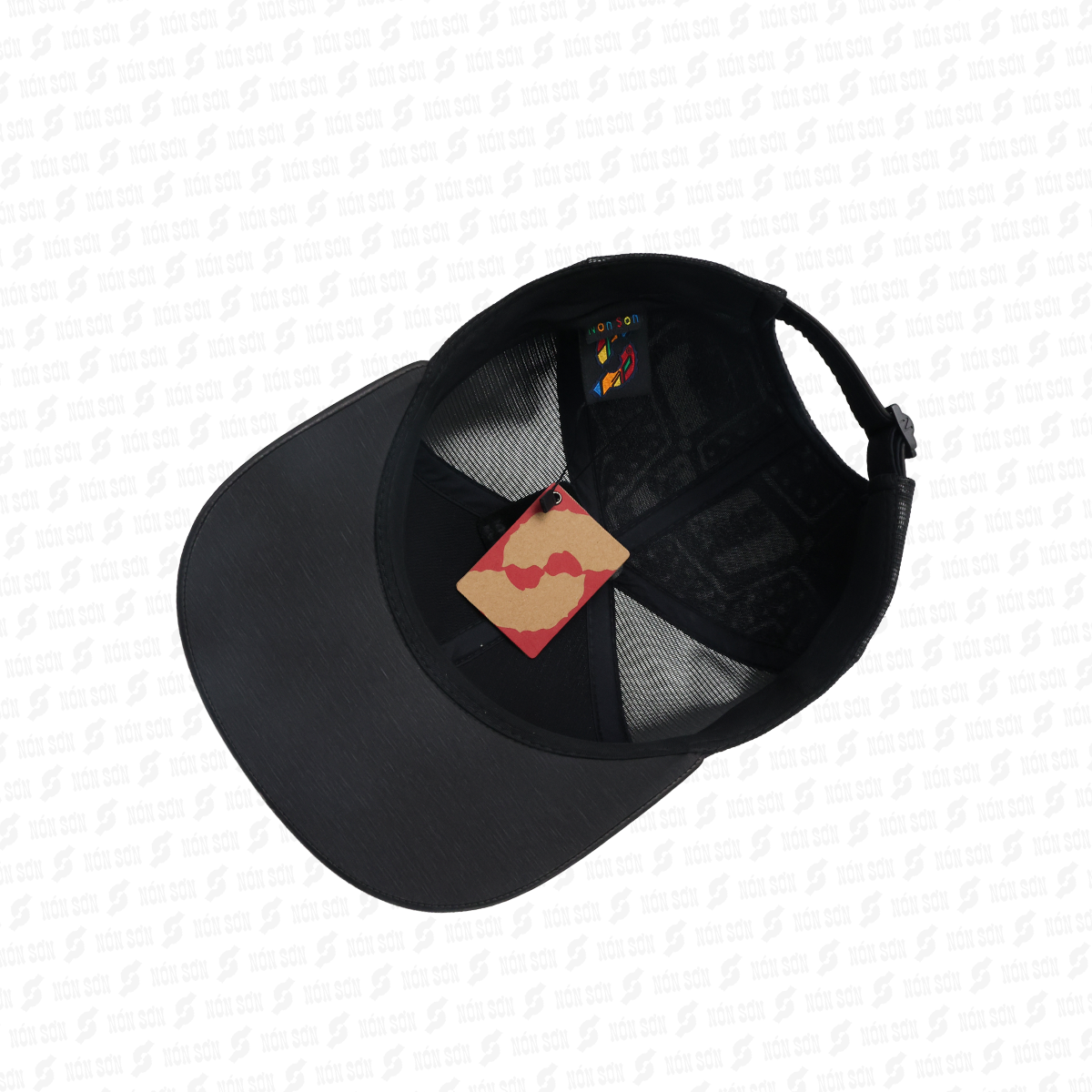 Mũ snapback hiphop NÓN SƠN hoa văn ngẫu nhiên MC210AK-ĐN4HV