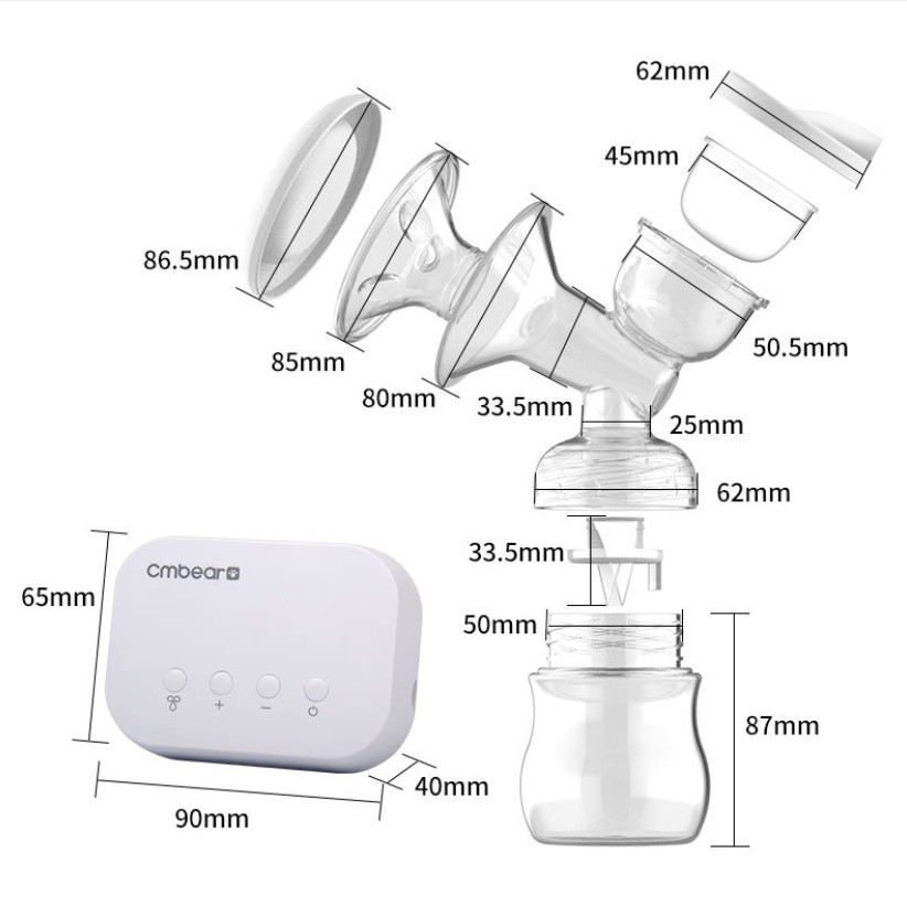 Máy hút sữa điện đơn cầm tay CMBear Chính Hãng ZRX-0821