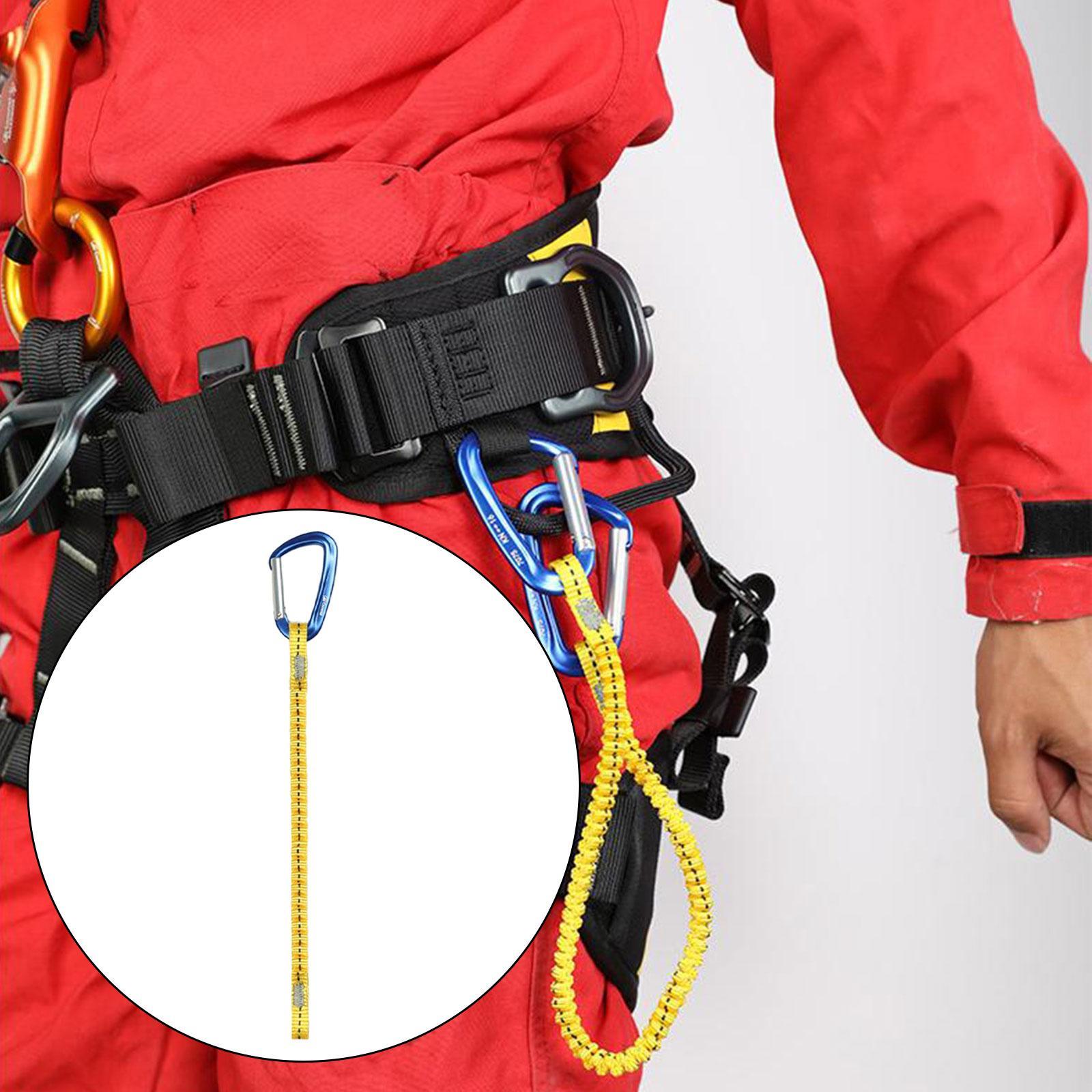 Tool Lanyard with Aluminum Alloy Carabiner Heavy Duty Lanyard for Heavy Tools for Climbing